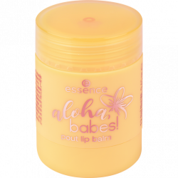 aloha, babes! pout lip balm...
